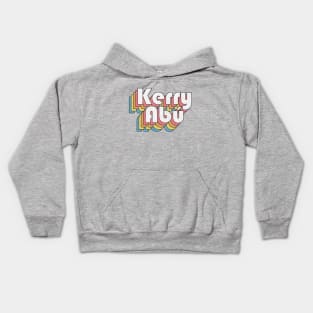 Kerry Abú / Irish County Retro Pride Faded-Style Design Kids Hoodie